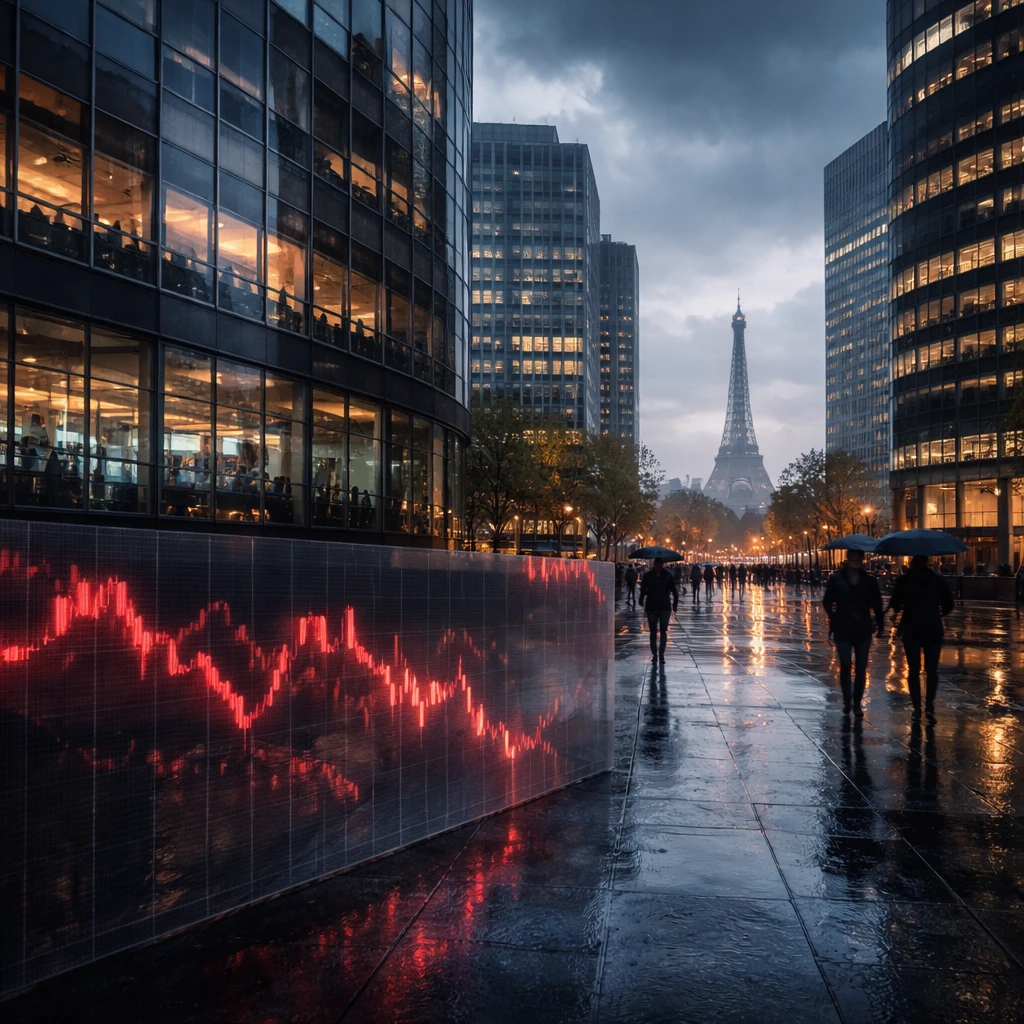 Paris Stocks Slip as CAC 40 Hits Three-Month Low; Basic Materials, Healthcare and Tech Lead Declines