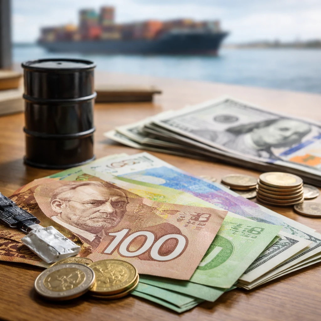 Canadian dollar rises as crude prices firm, but trade tensions cap gains