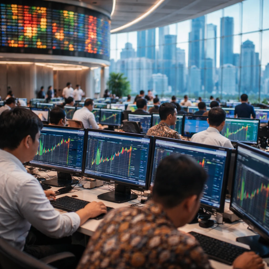Jakarta Stocks Climb; IDX Composite Advances 2.51% on Broad Sector Gains