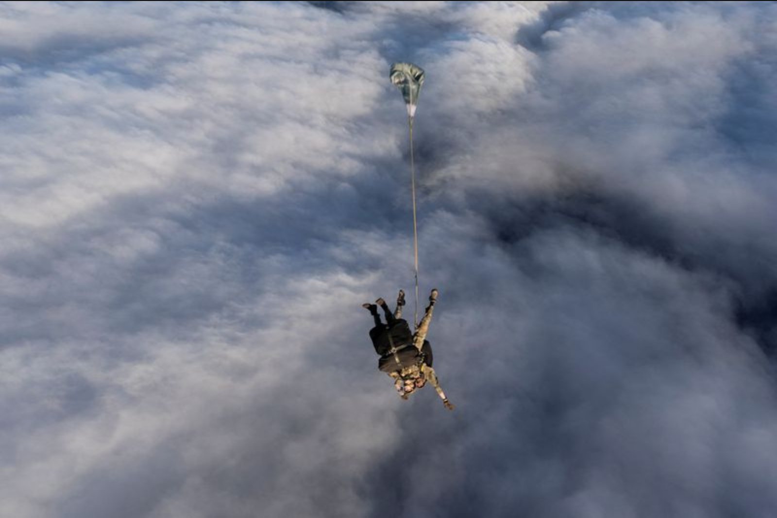 Paratroopers parachute medical aid onto Tristan da Cunha after suspected hantavirus case