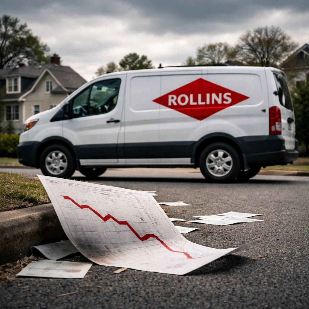 Rollins Shares Plummet Pre-Market After Q2 Results Spur Analyst Downgrades