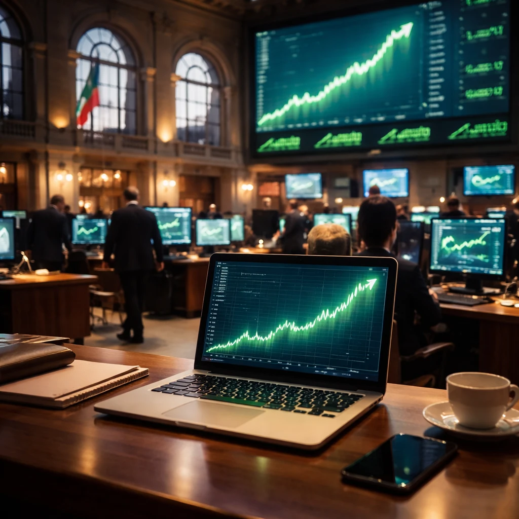 Italian Market Closes Higher as Tech, Telecoms and Travel & Leisure Drive Gains; Italy 40 Hits Record High