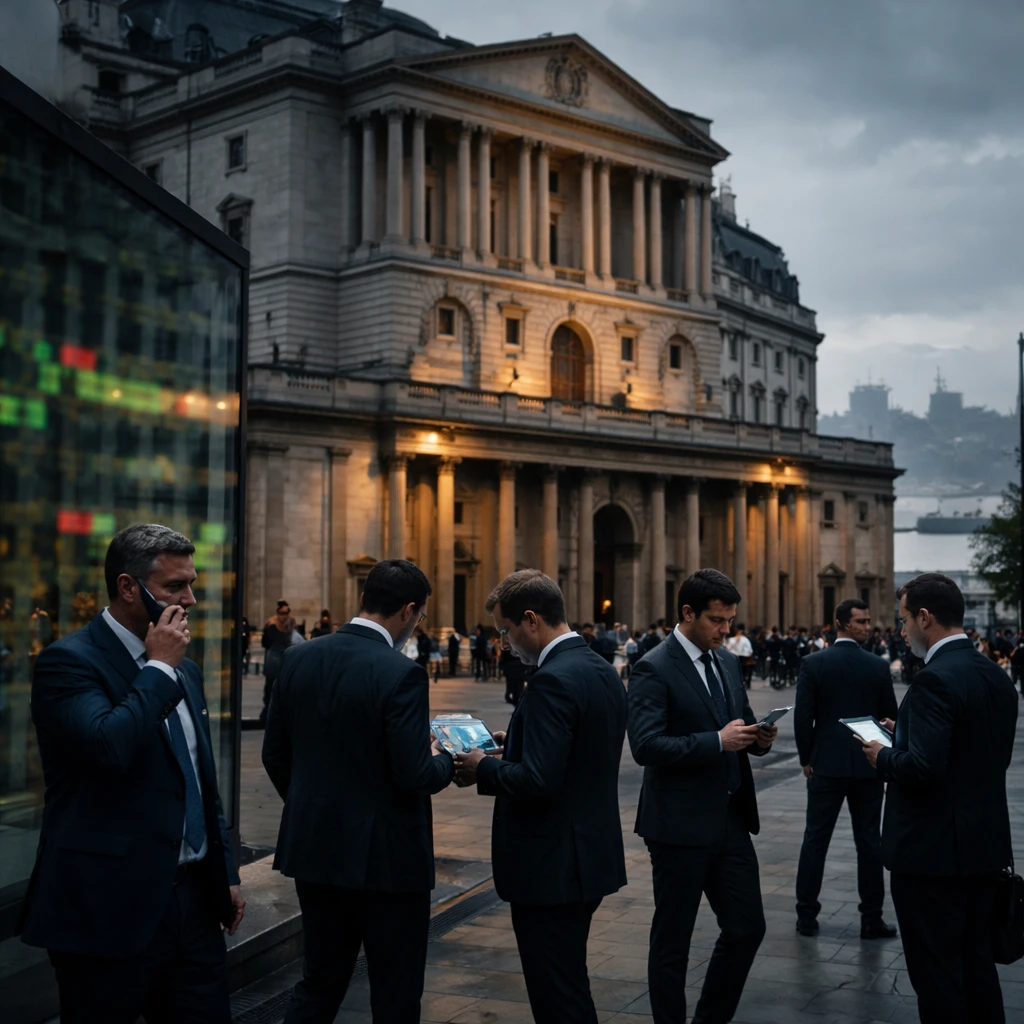 UK markets wobble as Bank of England keeps rates steady; energy and defence news weigh