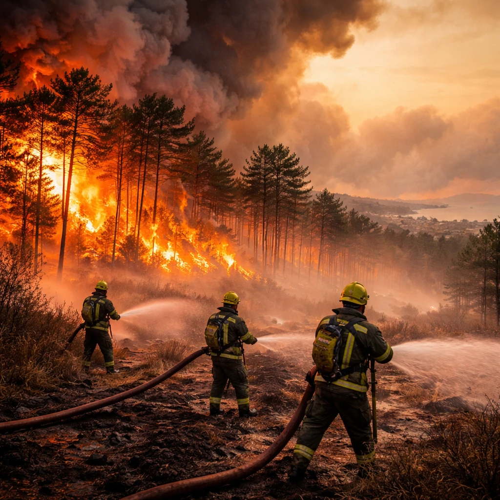 Southwest France Readies for Fourth Major Heatwave as Large Bordeaux Fire Burns On