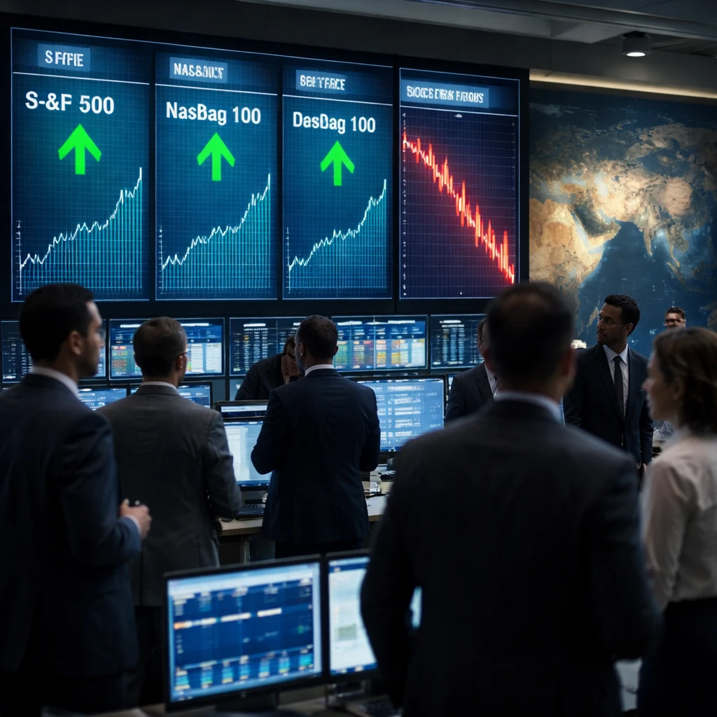 U.S. Futures Tick Higher After Cooler Inflation Print and Bank Beats; Iran Strikes Cap Gains
