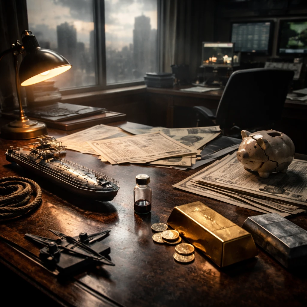 Close: War premium hits oil and gold, stocks stay oddly upright