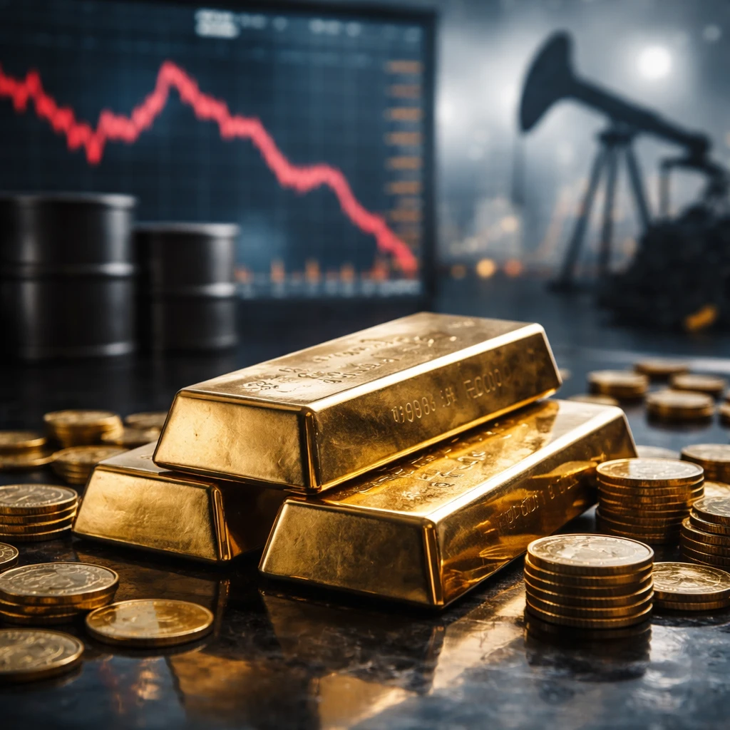Gold miners slide as oil rally pressures bullion and revives rate worries