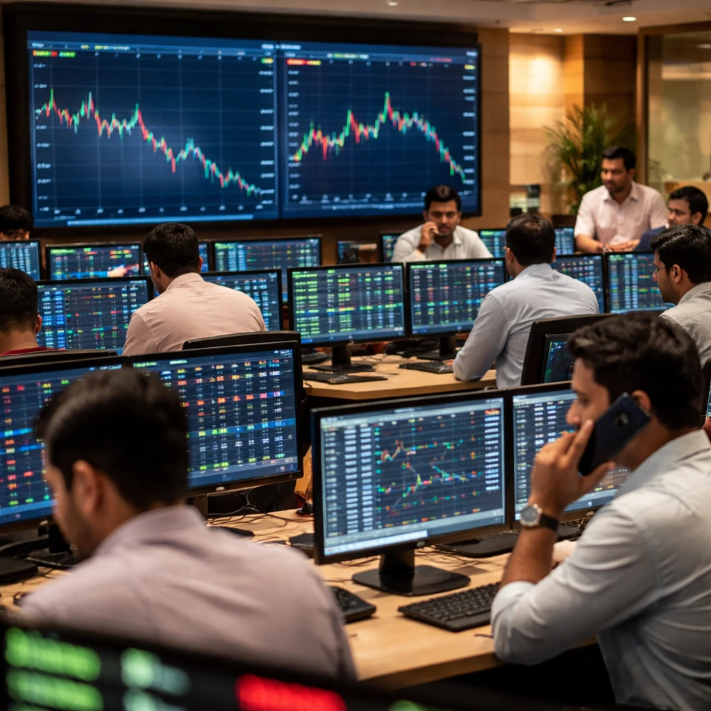 Indian equities end mixed as sector-specific gains offset losses; Nifty marginally lower
