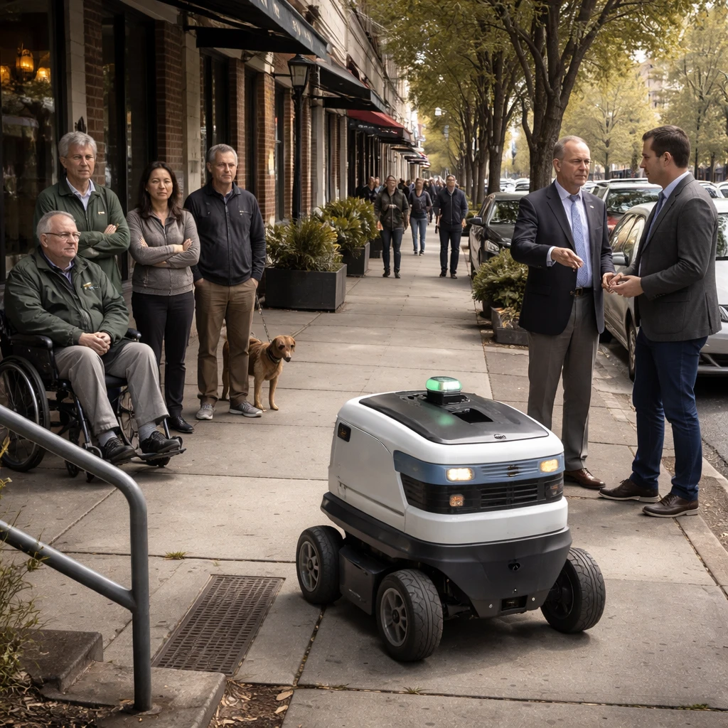 Serve Robotics Shares Slip as Chicago Residents and Officials Push Back on Sidewalk Delivery Robots