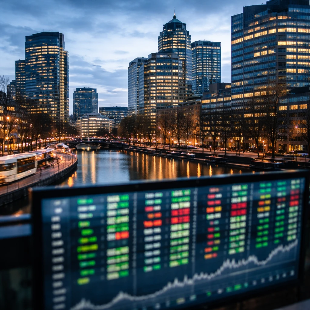 AEX edges higher as tech and materials lead gains in Amsterdam