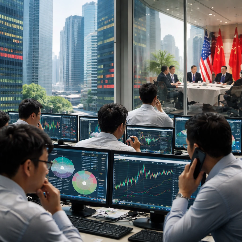 Asian equities slip as chip stock rally falters; China stays near recent highs ahead of further Trump-Xi talks
