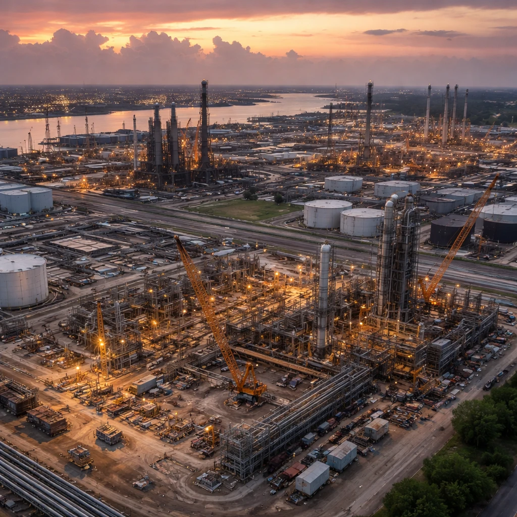 U.S. Refining Capacity Falls 1.43% in 2025 as Major Houston Site Is Converted