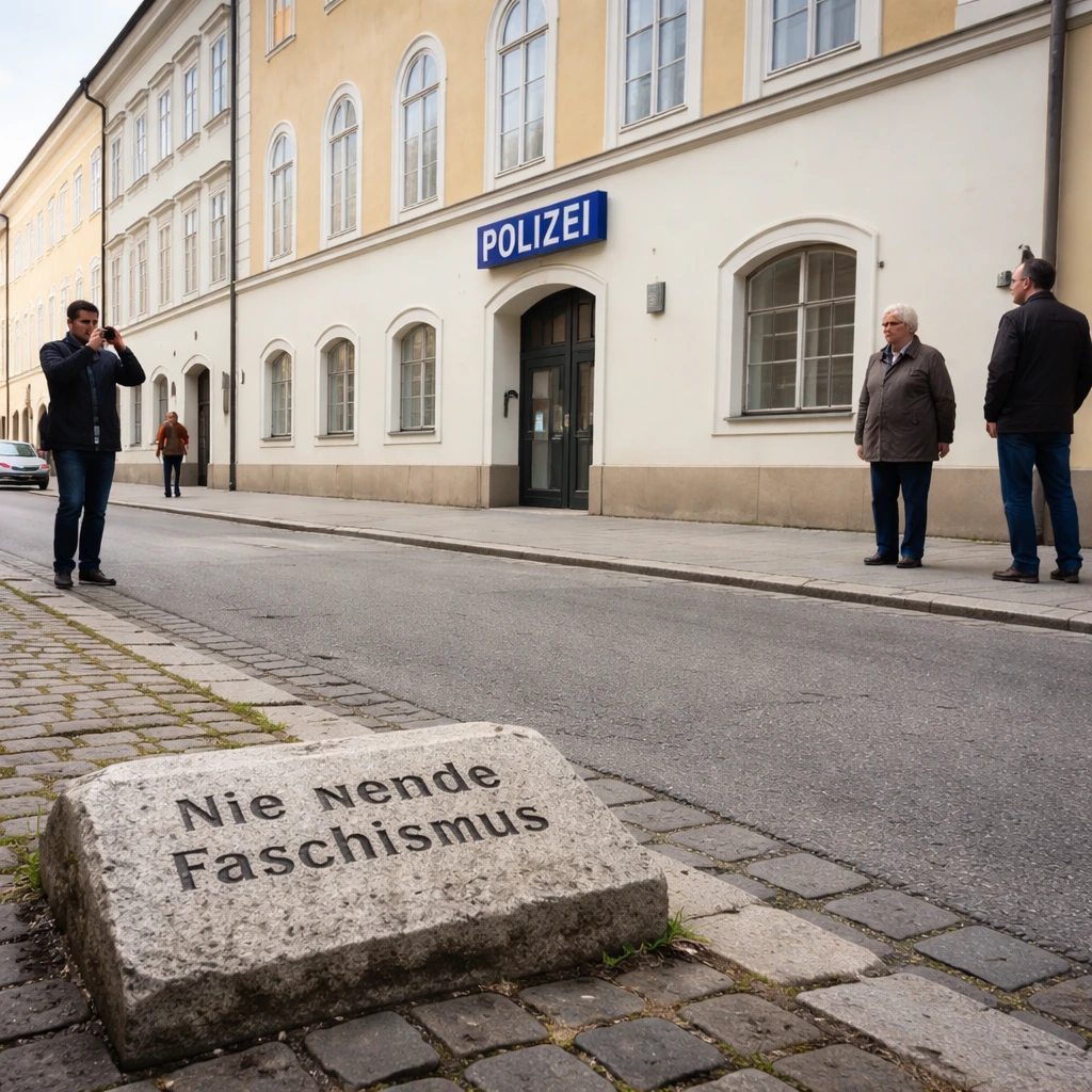 Austrian birth home of Adolf Hitler reopens as a police station