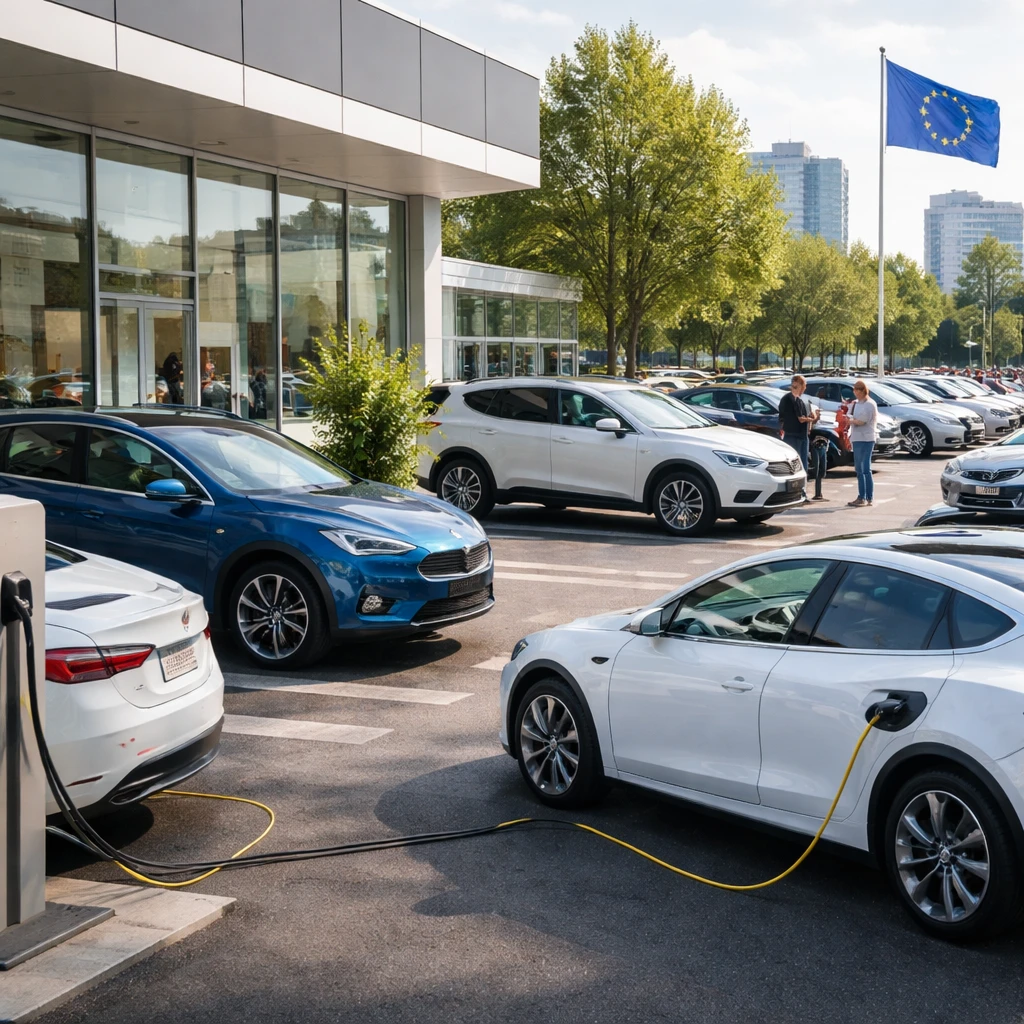 EU New Car Registrations Climb 11.1% in March as EVs and Hybrids Drive Growth