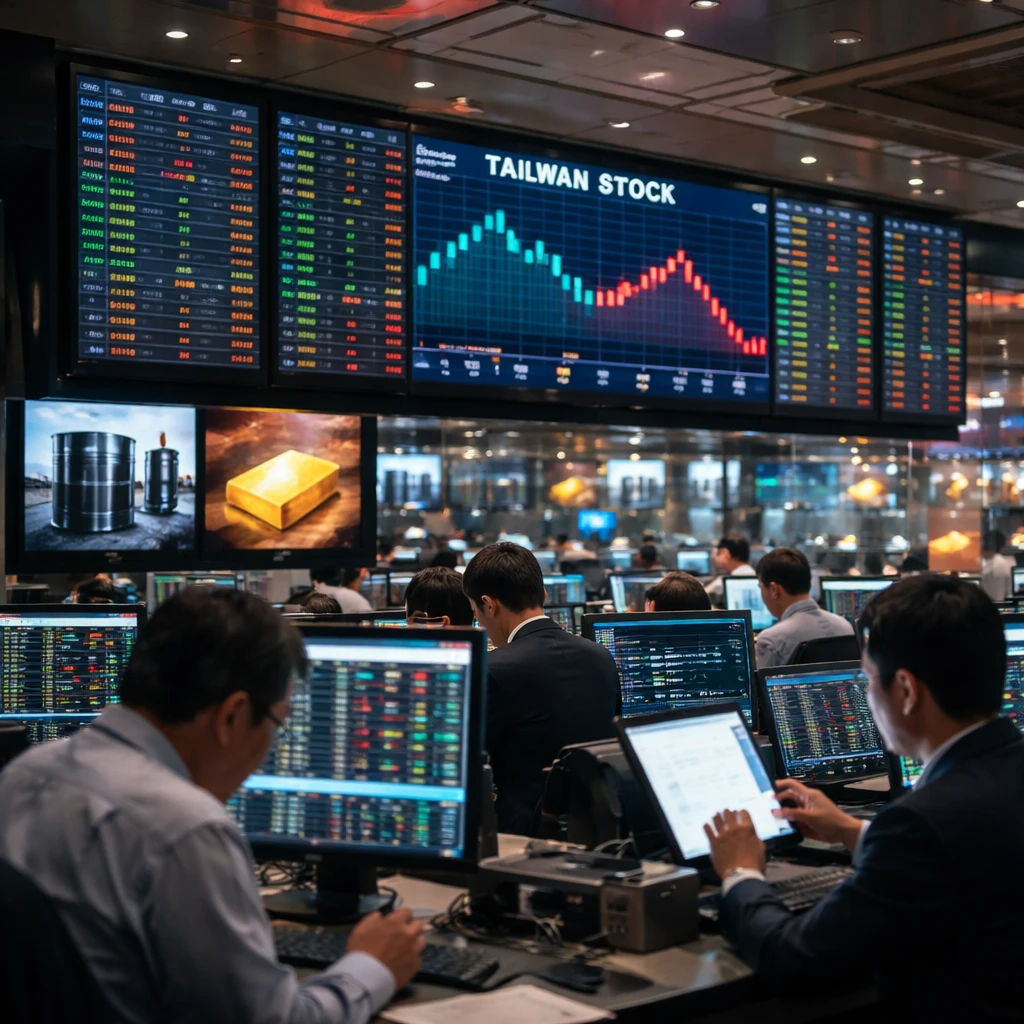 Taiwan market closes lower as select industrial names and memory stocks slide