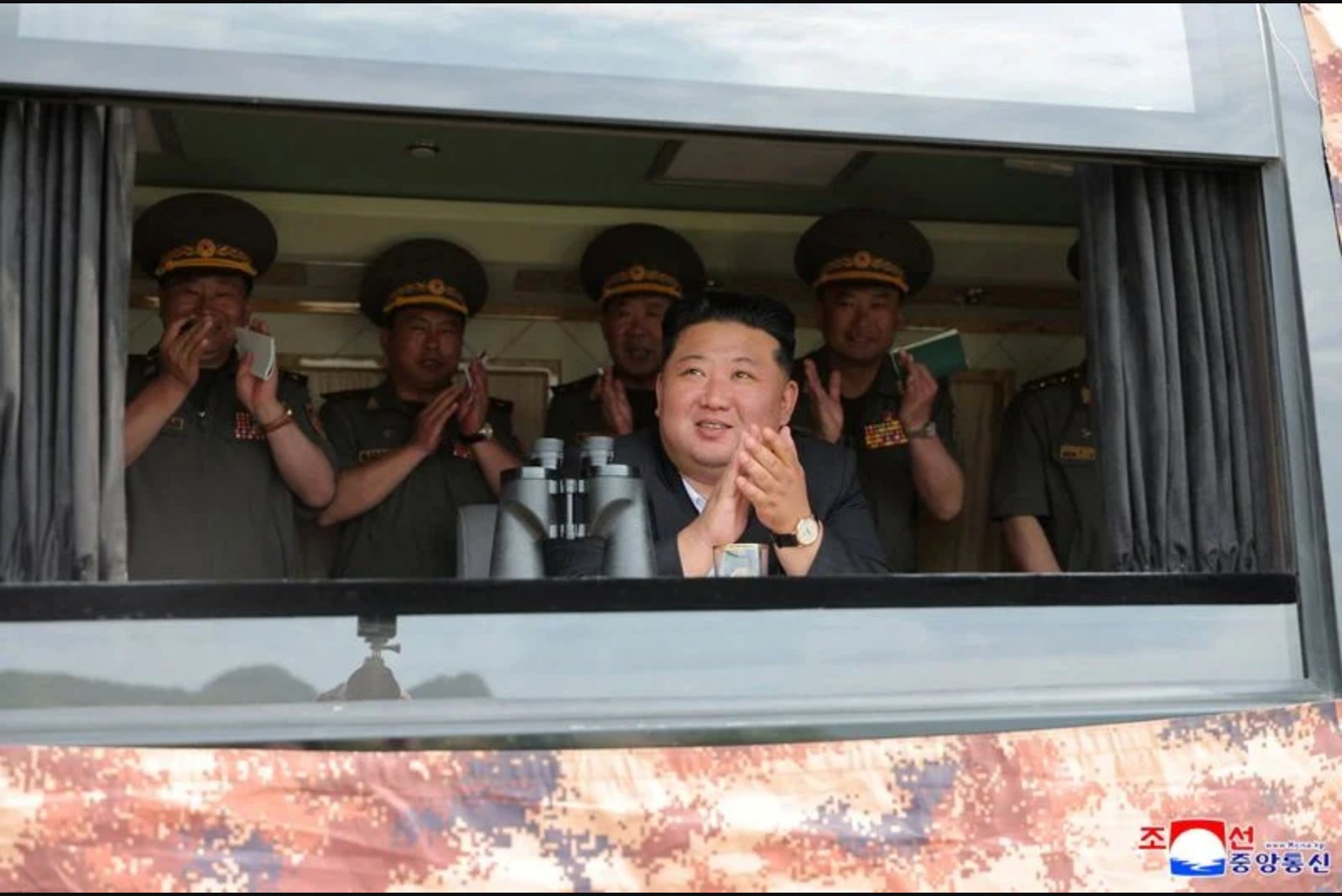 Kim Jong Un Watches Cruise Missile Launch Aboard Destroyer Kang Kon, Orders Swift Commissioning