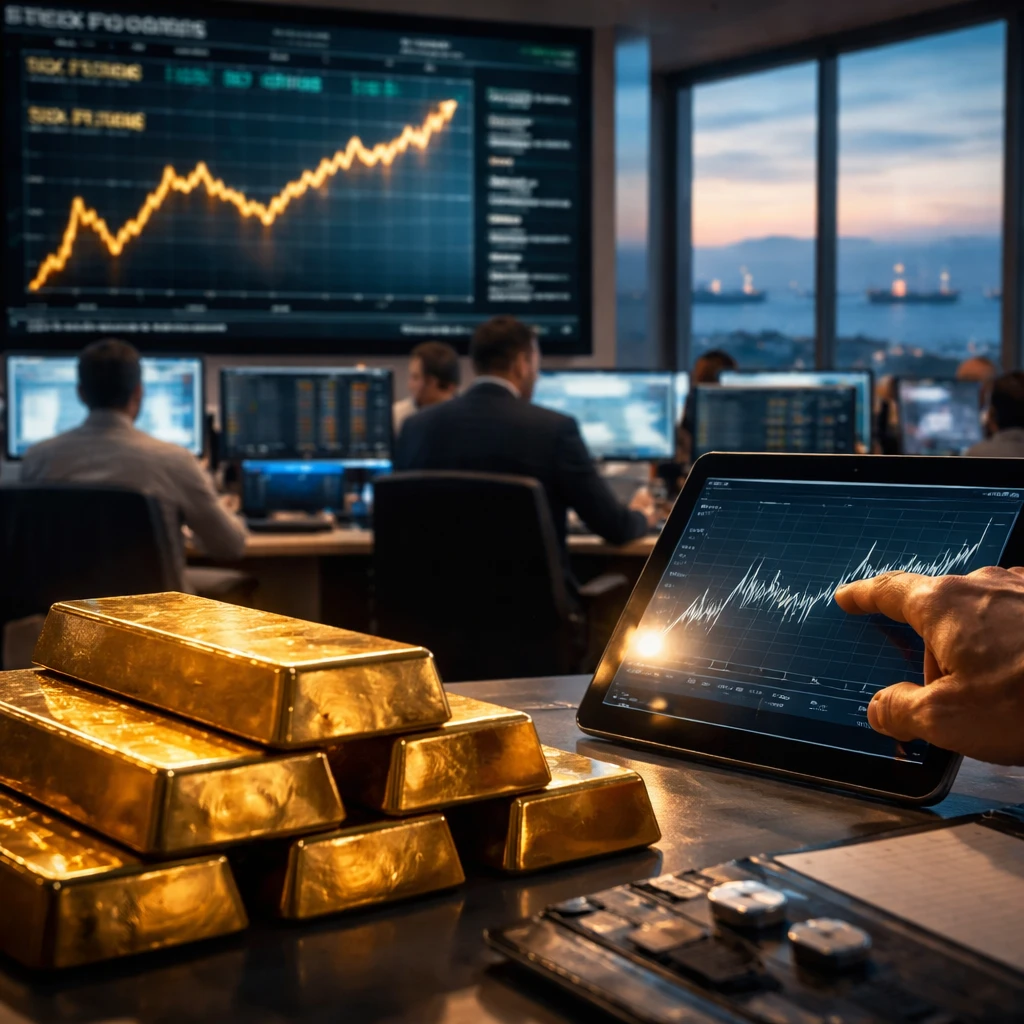 TSX Futures Rise as Gold Strengthens and Fed Hike Odds Recede