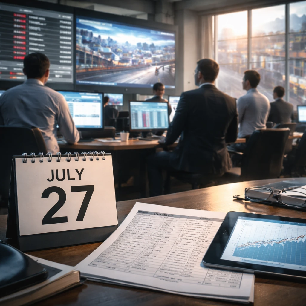 Durable Goods Data Takes Center Stage as Markets Brace for July 27 Releases