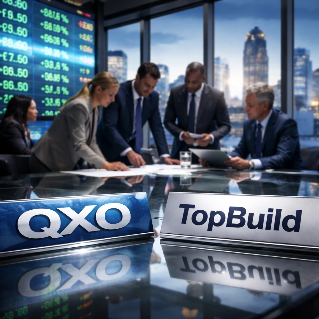 QXO Shares Surge After TopBuild Stockholder Election Favors Cash Option