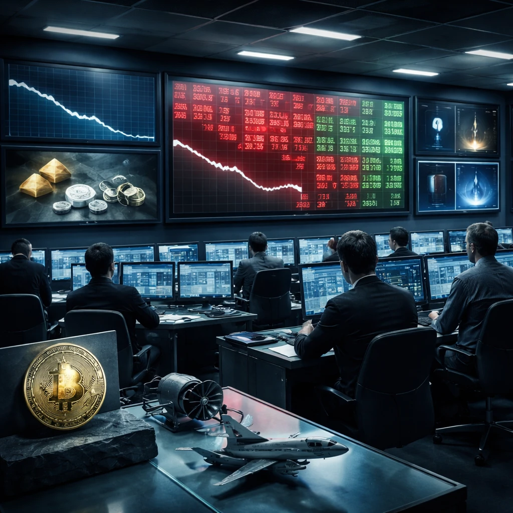 Defensives take the wheel at midday as tech and banks retreat, Treasurys firm, and metals unravel