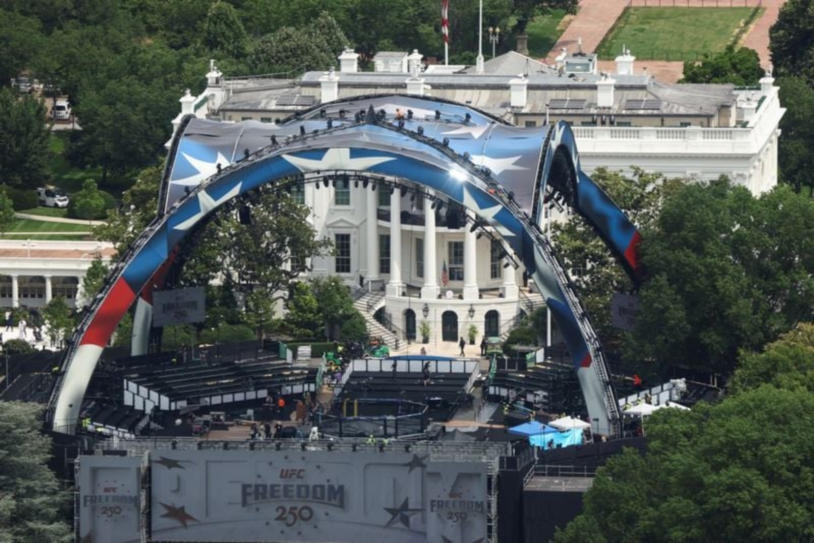 Administration Asks Judge to Deny Request to Halt UFC Event on White House South Lawn