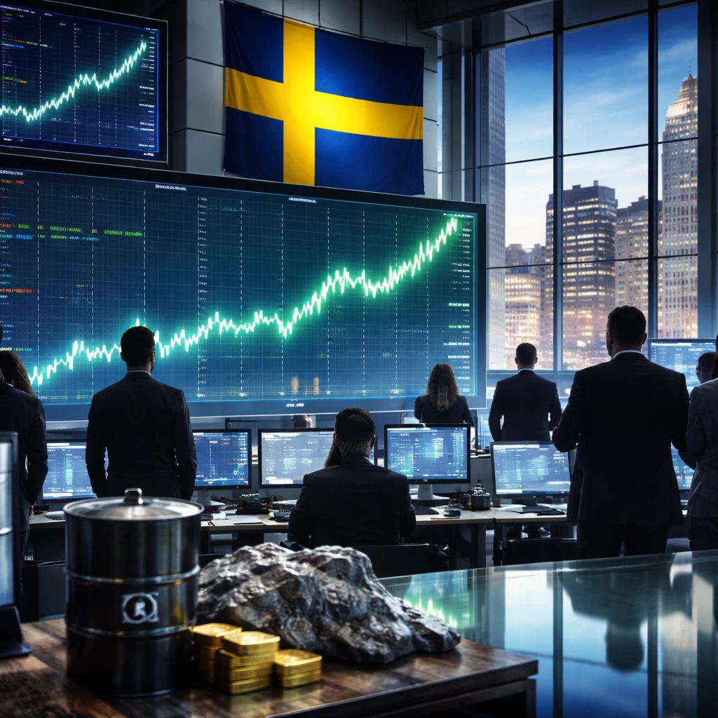 OMX Stockholm 30 Climbs to Record Close as Materials, Industrials and Tech Advance