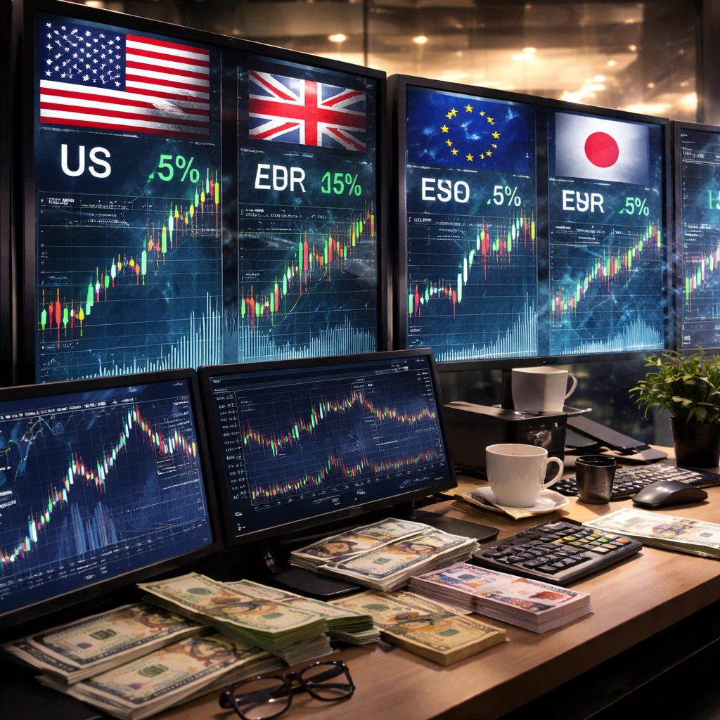 U.S. Dollar Gains Traction as Economic Data Bolster Confidence; Sterling Advances on UK Growth Beats Forecasts