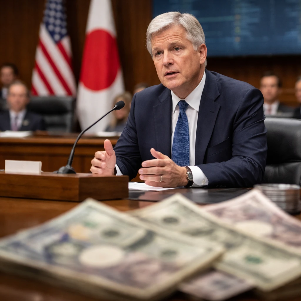 Bessent Says U.S. Provided Only Nominal Support in Joint Yen Intervention, Defends Move in Congress