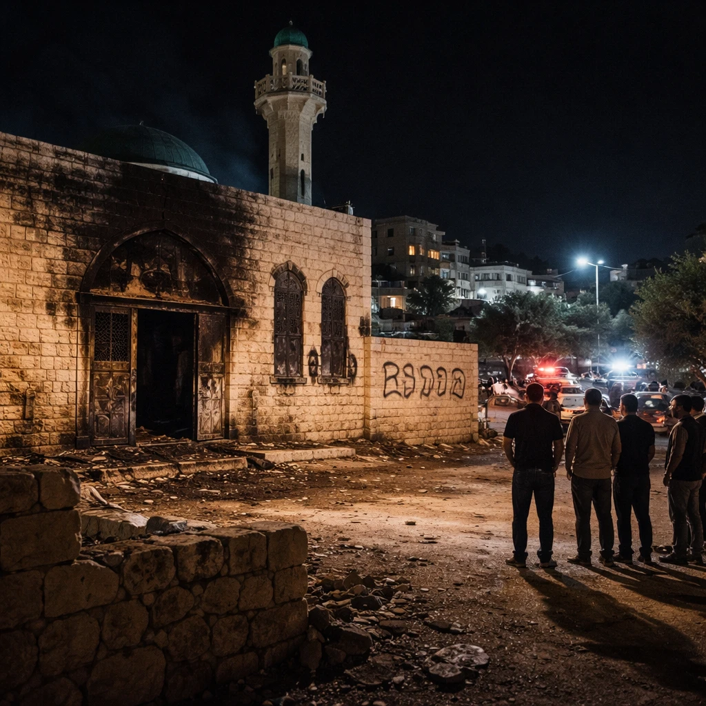 Settler Violence Erupts in West Bank, Two Mosques Burned After Deadly Clash