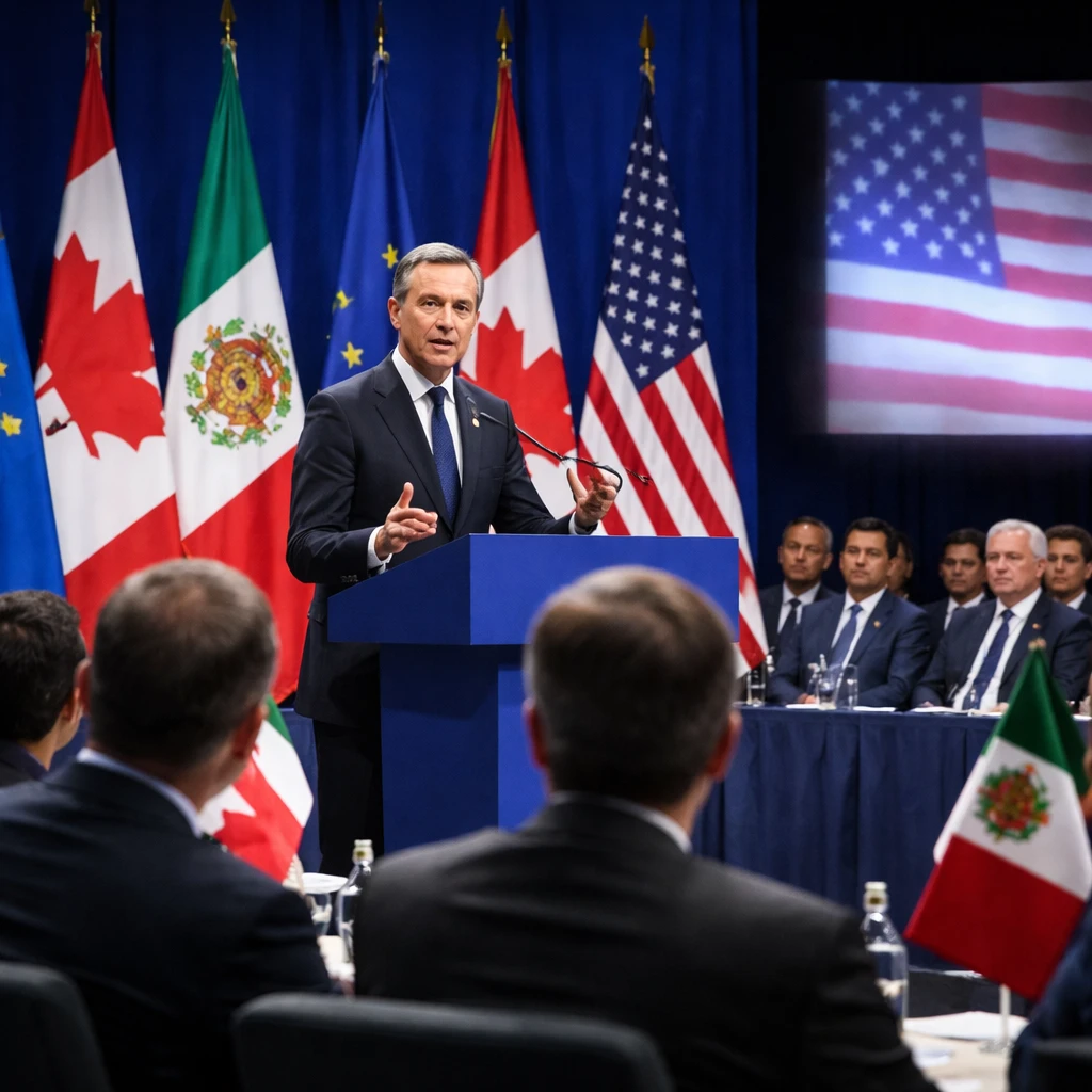 Carney's Davos Address Sparks Cooperation Between Canada and Mexico Amid U.S. Tensions