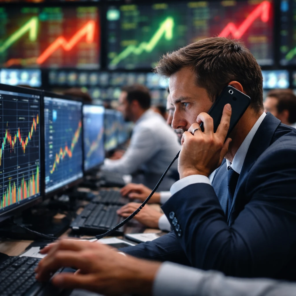 Stocks See Broad Swings; Semiconductors and Finance Among Top Movers