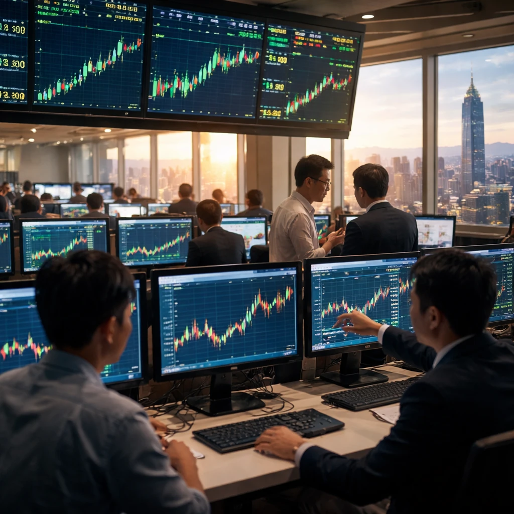 Taiwan Weighted Closes at Record High as Tech-Linked Sectors Lead Gains