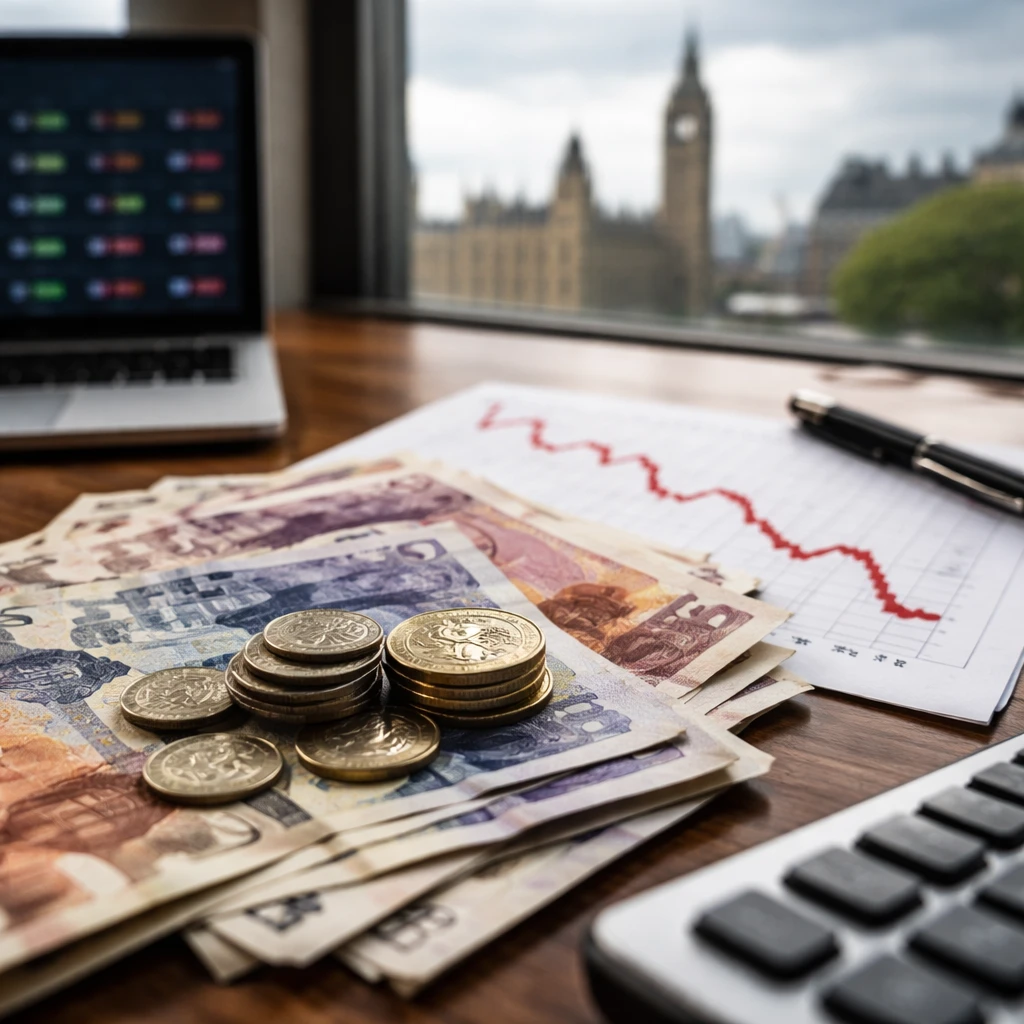 Pound Holds Firm as UK Business Activity Slips to One-Year Low