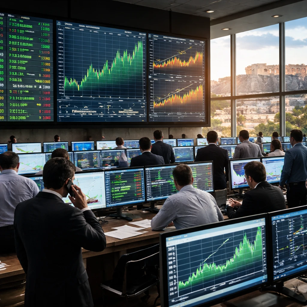 Athens market edges up as banking, construction and travel stocks lead gains