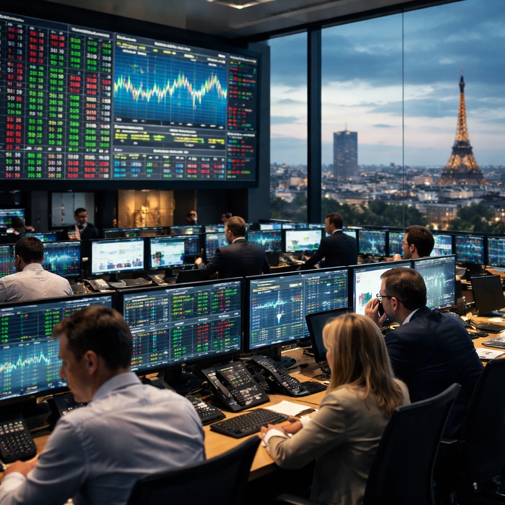 Paris Stocks Close Slightly Higher as Tech, Financials and Materials Lead Gains