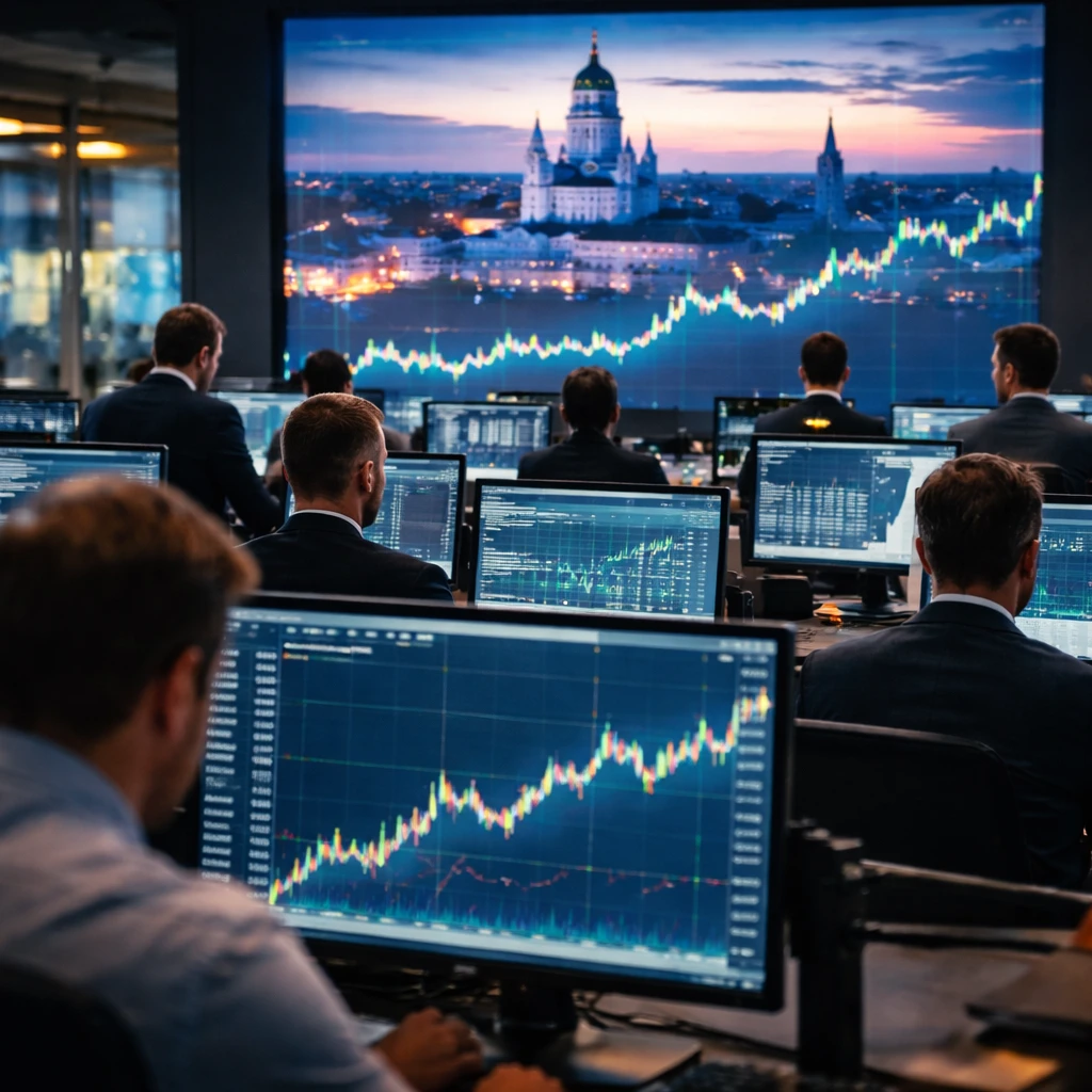 Helsinki benchmark closes at record high as miners and services lead gains