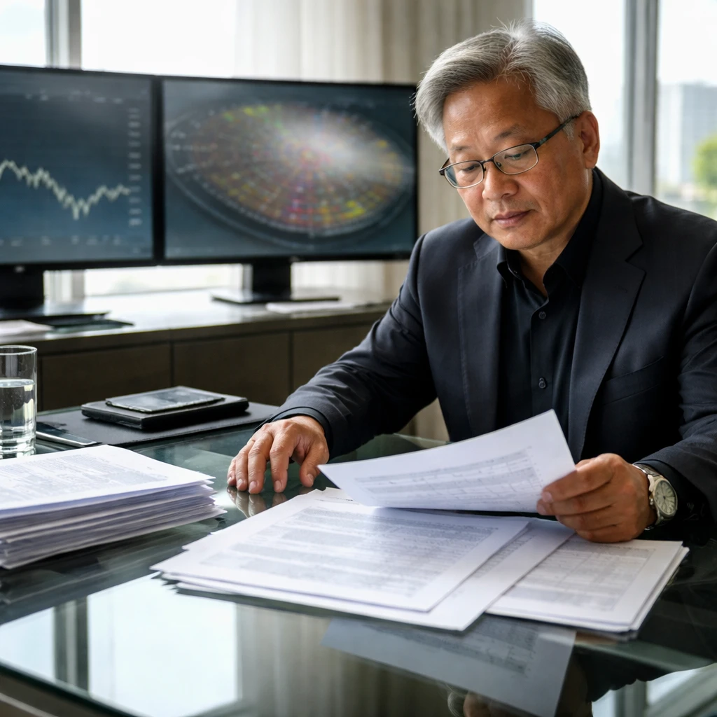 Nvidia CEO Jensen Huang Sees 27% Drop in Total Pay as Stock Awards Lose Value