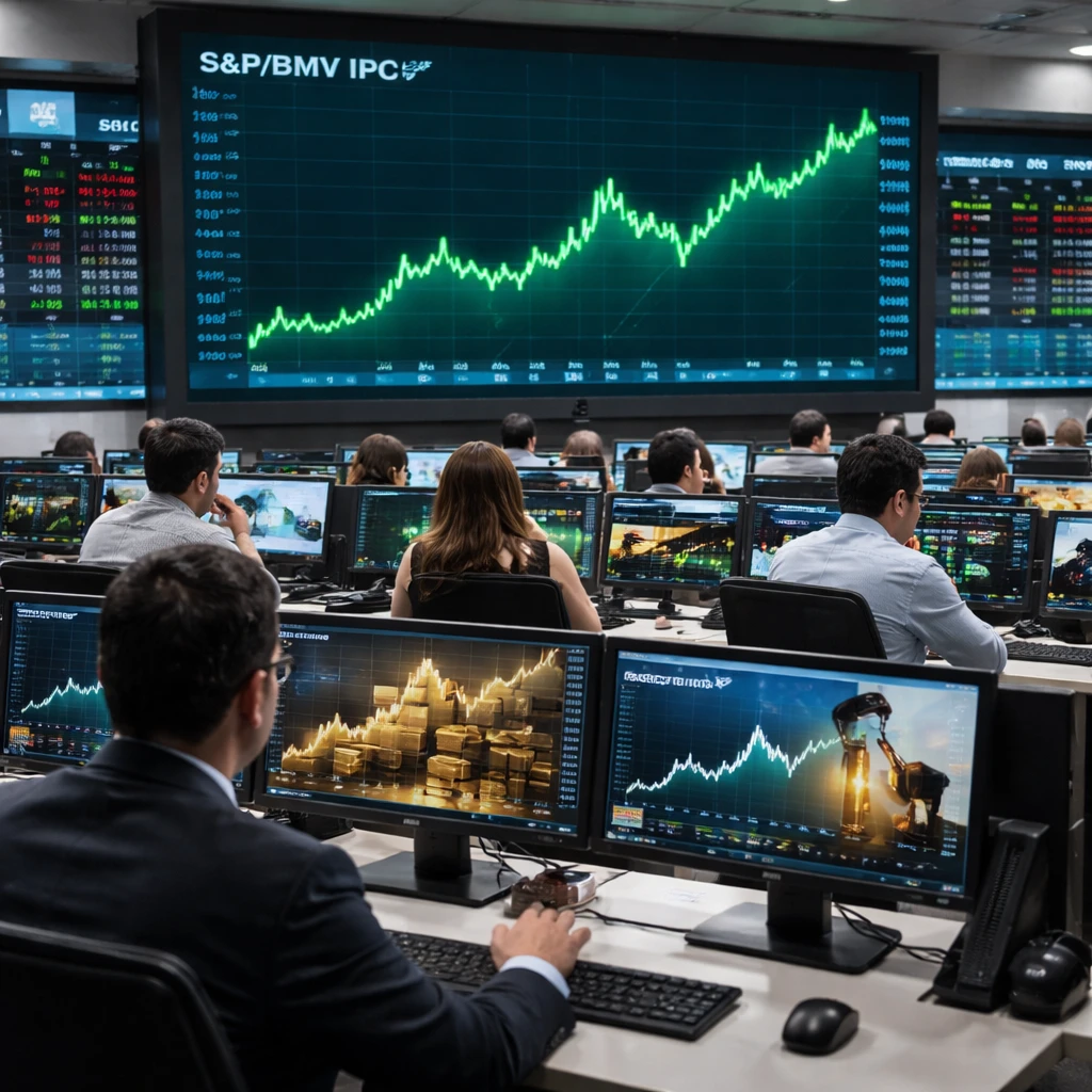 Mexico's S&P/BMV IPC Climbs Nearly 2% as Industrials and Consumer Stocks Lead Gains