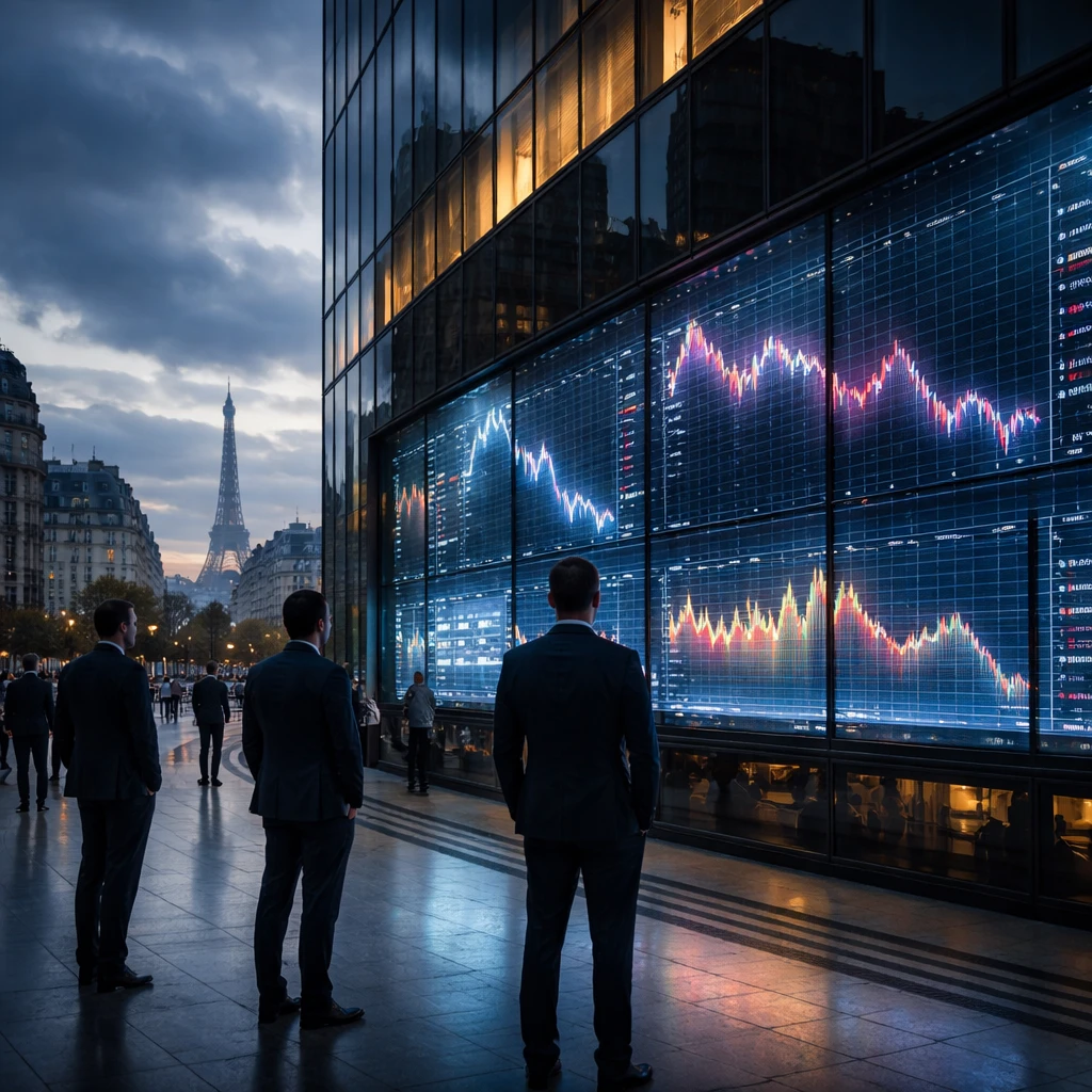 Paris Stocks Slip as Industrials, Materials and Utilities Lead Declines