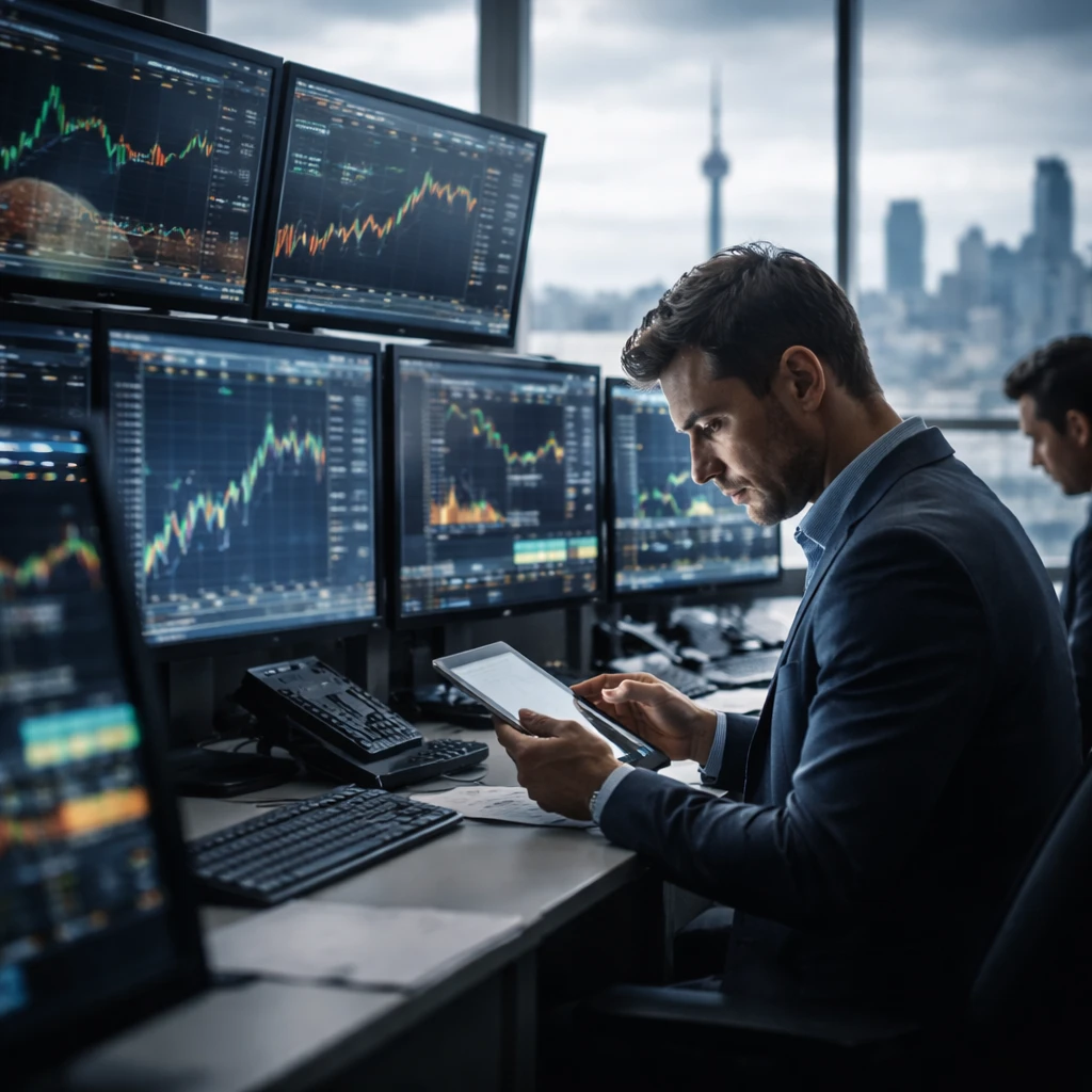 TSX Futures Slip as Banks, Gold and AI Concerns Hold Traders Back