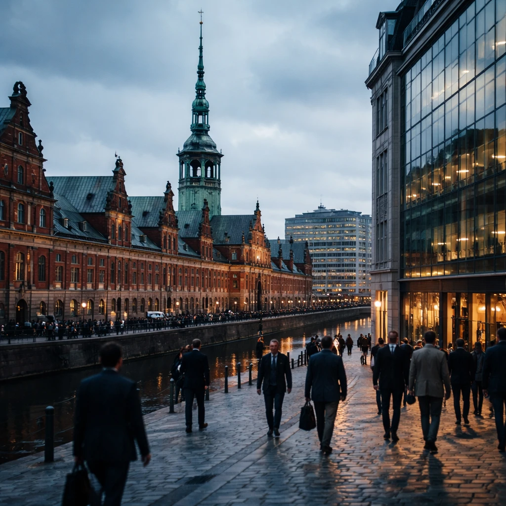 Copenhagen Stocks Finish Higher as Consumer Goods, Tech and Financials Lift OMXC20