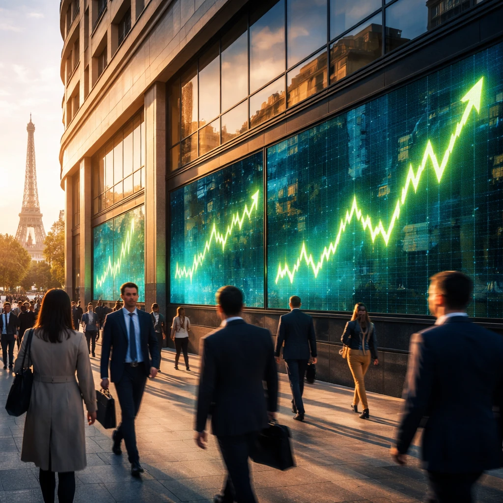 Paris Stocks Finish Higher as Industrials and Commodities Lift CAC 40