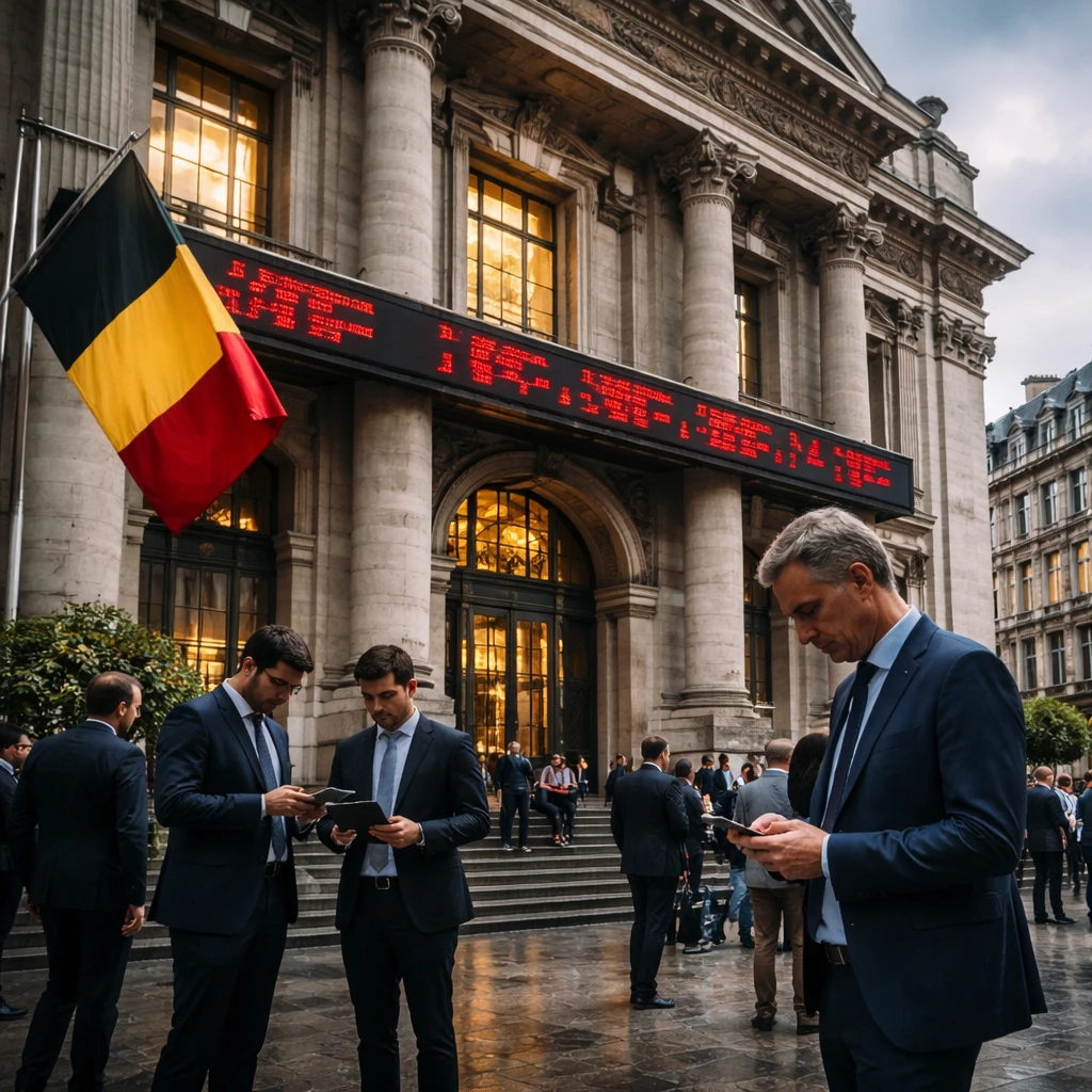 Brussels Stocks Slip as BEL 20 Falls 0.91%; Healthcare, Utilities and Financials Lead Decline