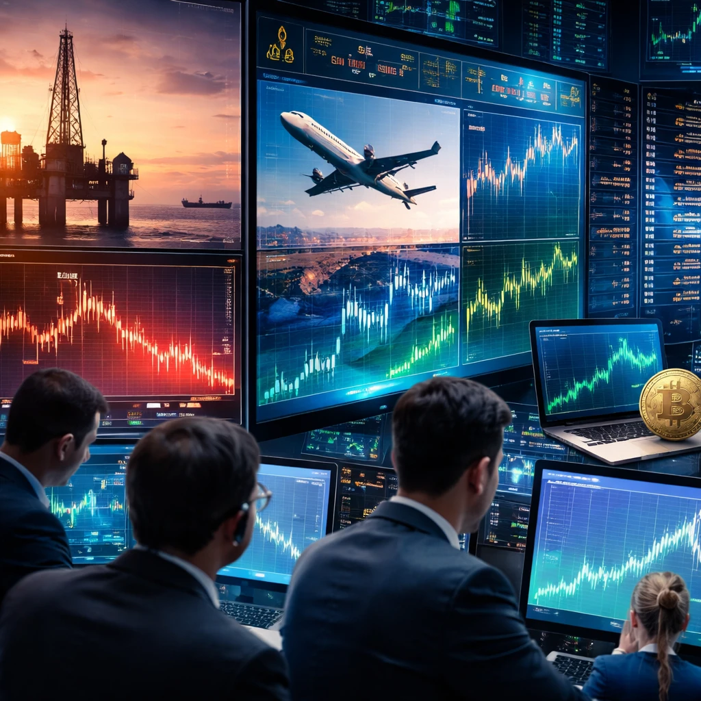 Market Movers: Energy Stocks Retreat While Airlines and AI-Related Names Advance