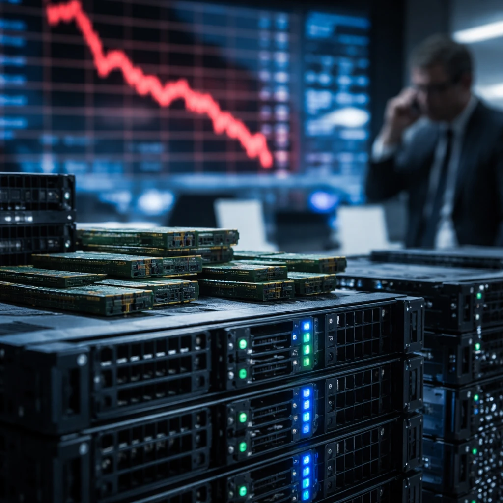 Software sector slides as enterprise budgets shift toward memory and hardware