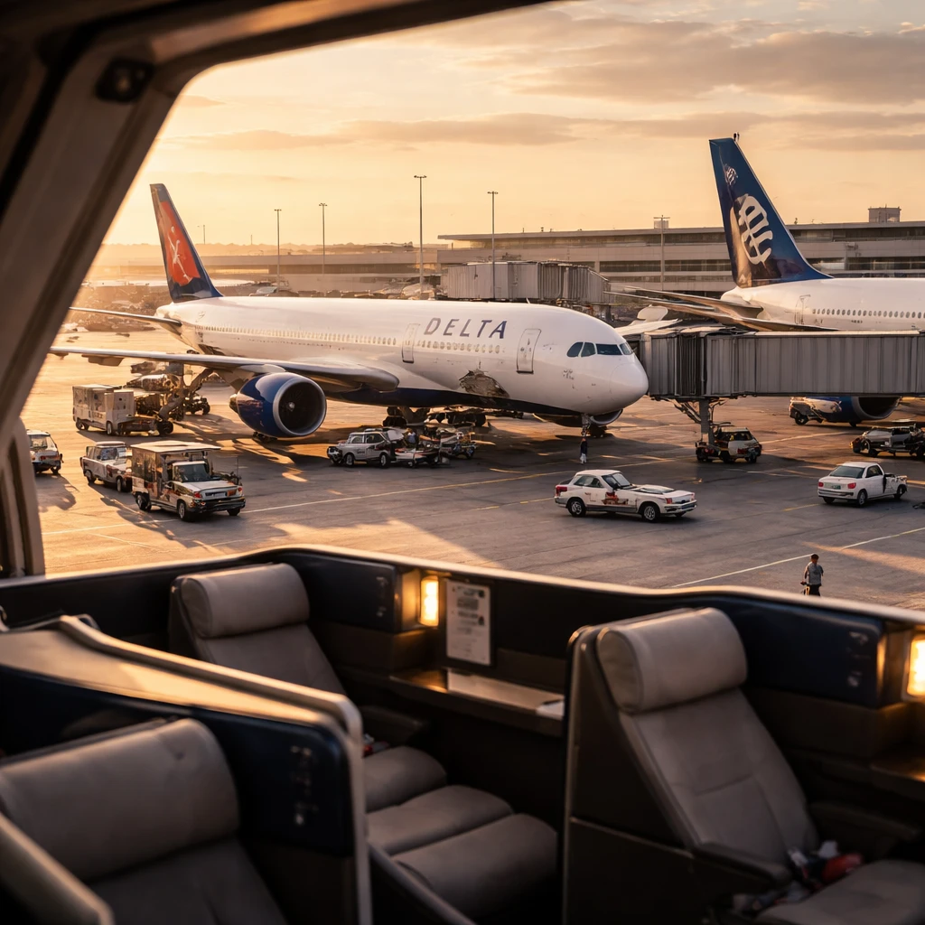 Jefferies Picks Delta and United as Top Airline Investments, Citing Premium Revenue and International Strength