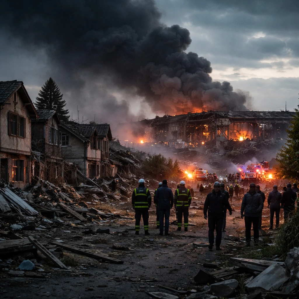 Zelenskiy Says Russian Strike Hit Ammunition Depot Near Kyiv, Criminal Probe Launched