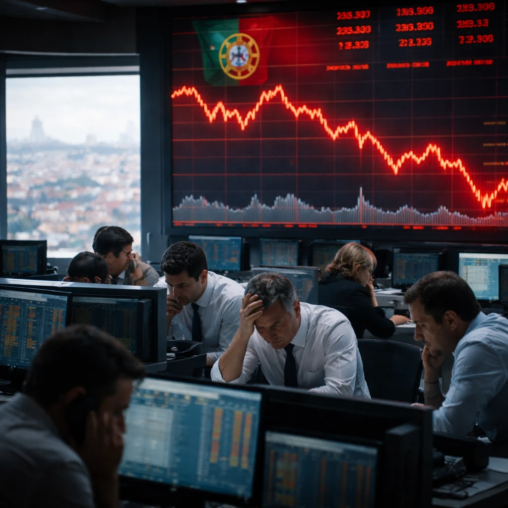 Lisbon Stocks Slide as PSI Ends Day Down 4.24%