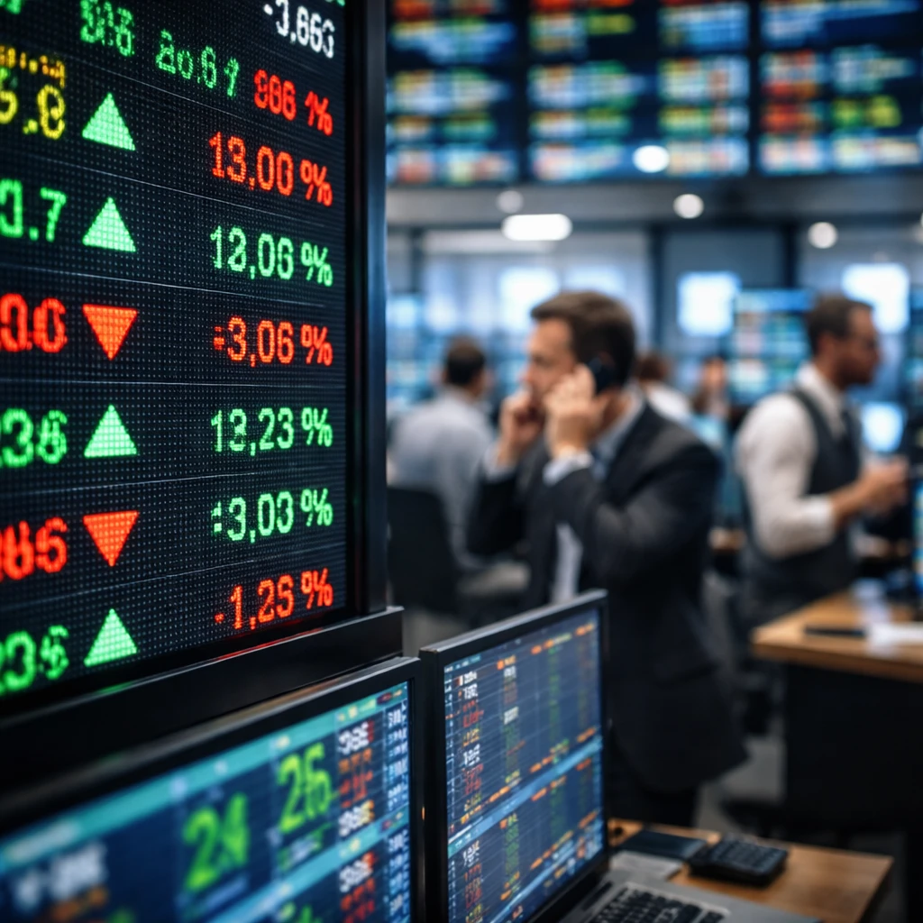 Chipmakers and Storage Names Drive Big Intraday Moves; IBM Lags