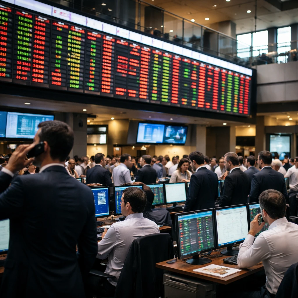 Bovespa Ends Lower as Consumer, Industrial and Power Stocks Slump